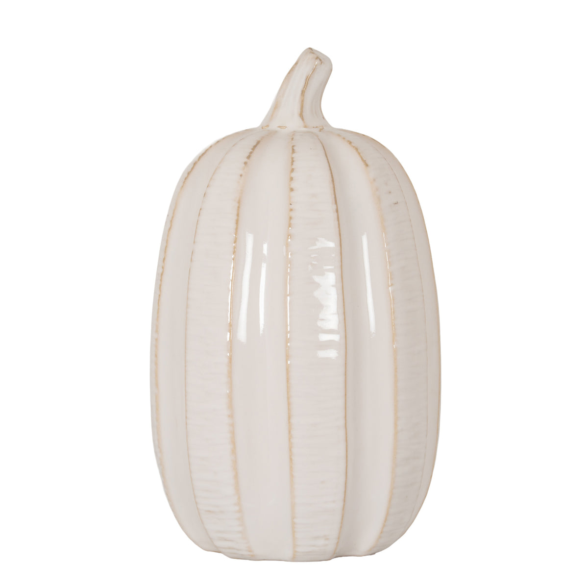 Orlune Tall Ceramic Pumpkin