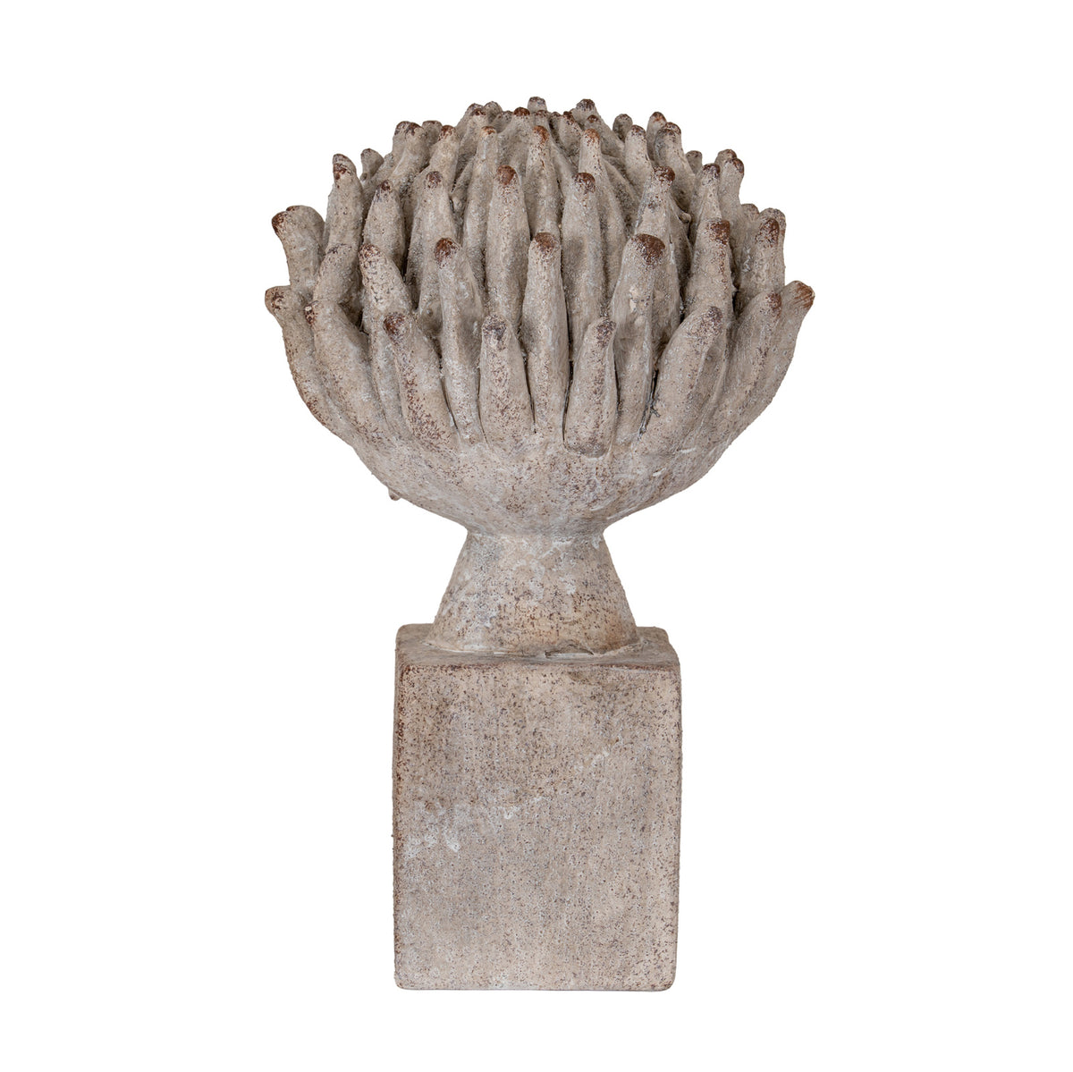 Ferro Medium Artichoke on Plinth