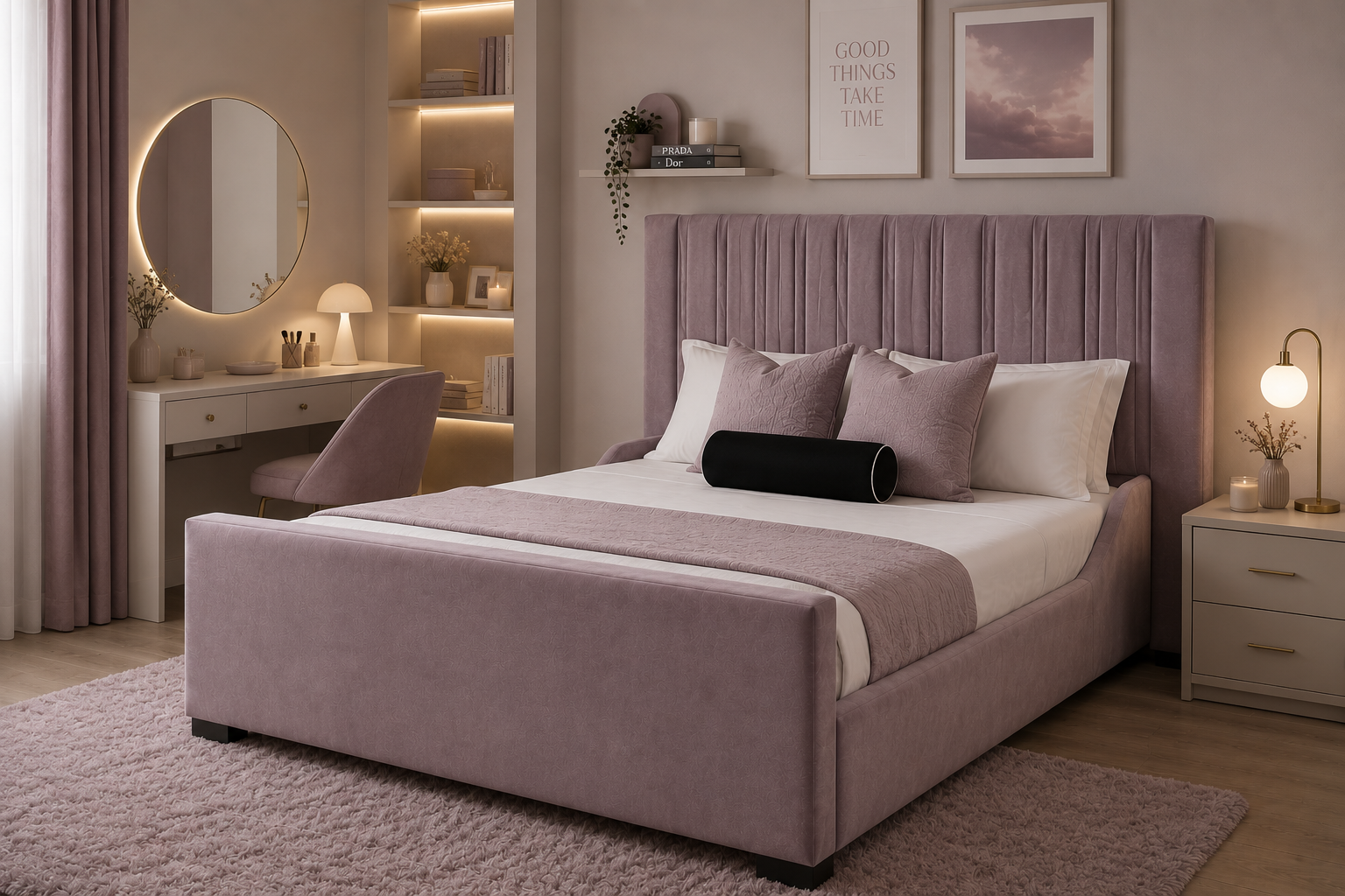 Ava Junior Royalty Upholstered Bed Frame