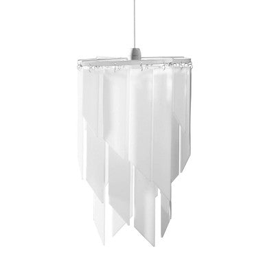 White Acrylic Laser Cut Pendant Light | Rony