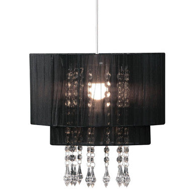 Black Voile Pendant Shade | Riband