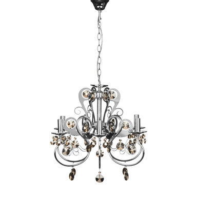 6 Arm Crystal Chandelier | Dana