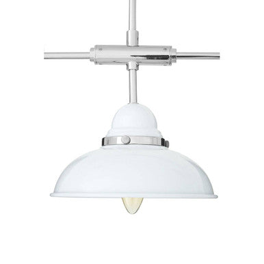 White and Chrome 3 Light Pendant Light | Jasper