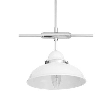 White and Chrome 3 Light Pendant Light | Jasper