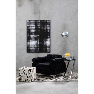 Chrome and White Inside Pendant Light | Osborn