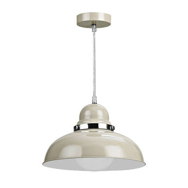 Clay Colour Bowl Shaped Pendant Light | Vermont