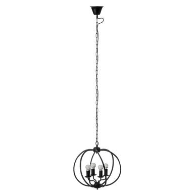 Matt Black Iron Pendant Light | Aspen