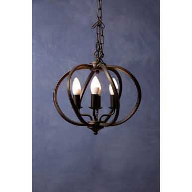 Matt Black Iron Pendant Light | Aspen