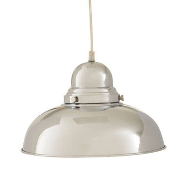 Chrome Finish Bowl Shaped Pendant Light | Jasper
