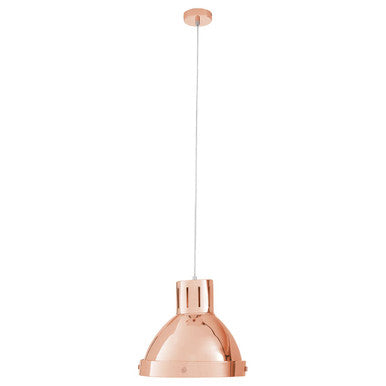 Metal and Copper Pendant Light | Jasper