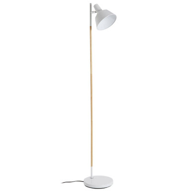 White Metal and Metal Floor Lamp | Bryant