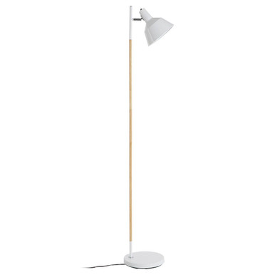 White Metal and Metal Floor Lamp | Bryant