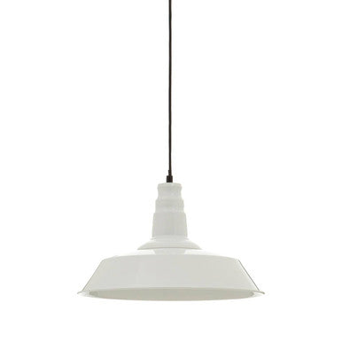 White Metal Pendant Light | Brant