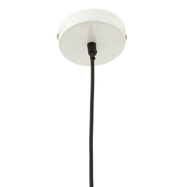 White Metal Pendant Light | Brant
