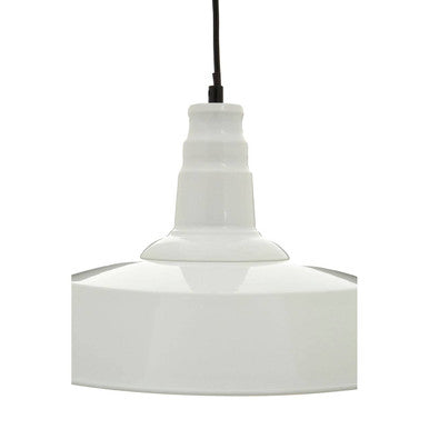 White Metal Pendant Light | Brant