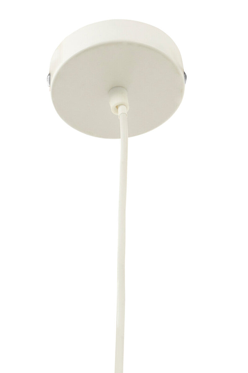 White Metal Pendant Light | Bryen