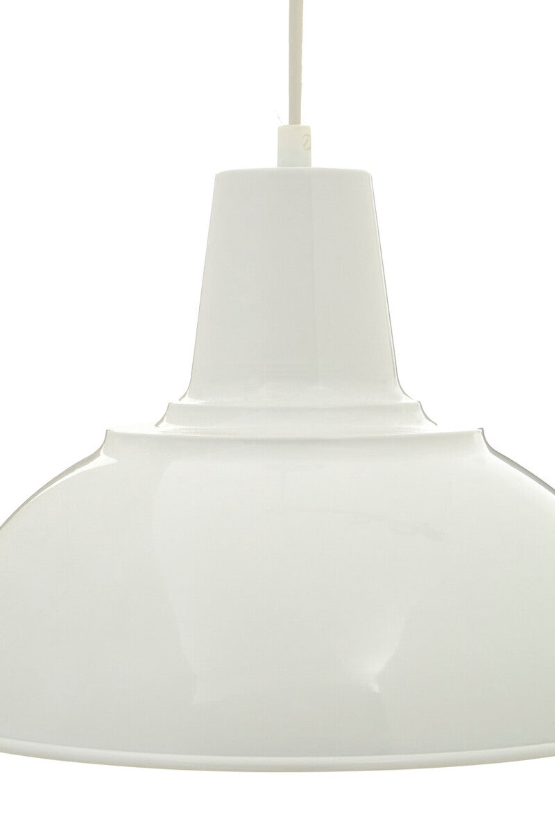 White Metal Pendant Light | Bryen