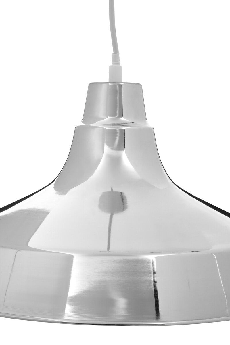 Chrome Metal Pendant Light | Brinn