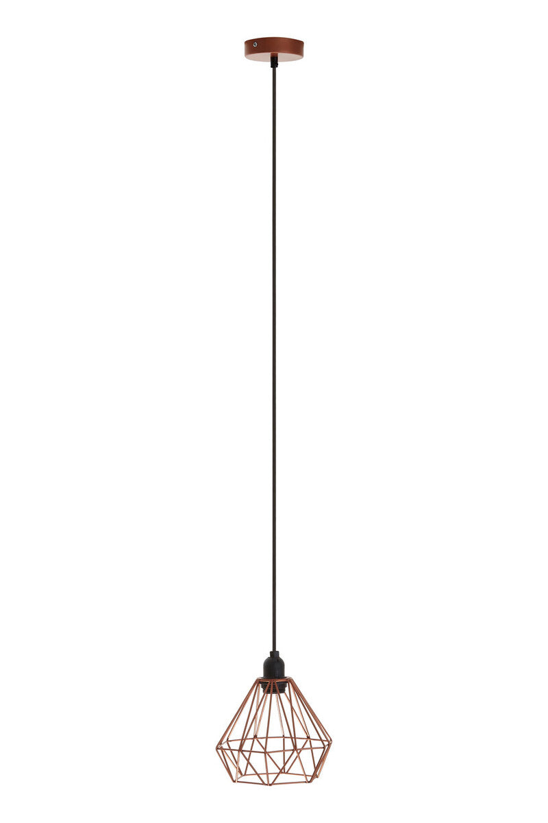 Copper Metal Wire Pendant Light | Bartol