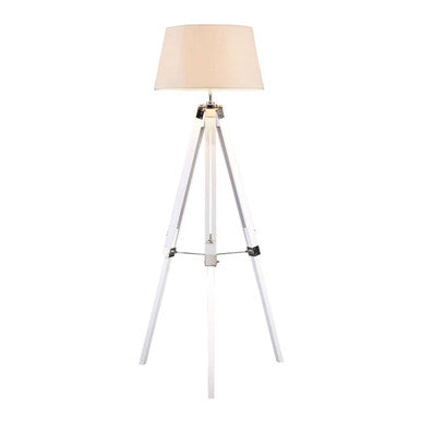 White Tripod Floor Lamp | Bailey