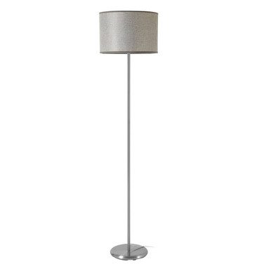 Grey Waffle Effect Shade Floor Lamp | Forma