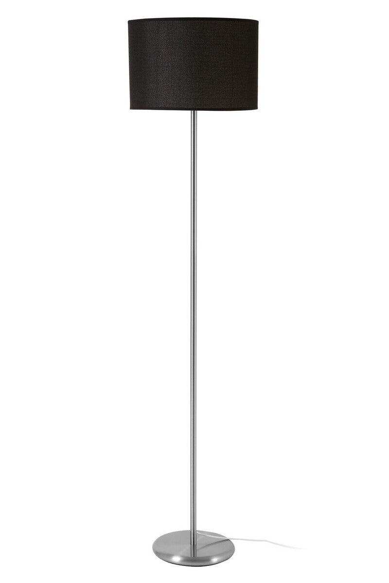 Black Waffle Effect Shade Floor Lamp | Forma