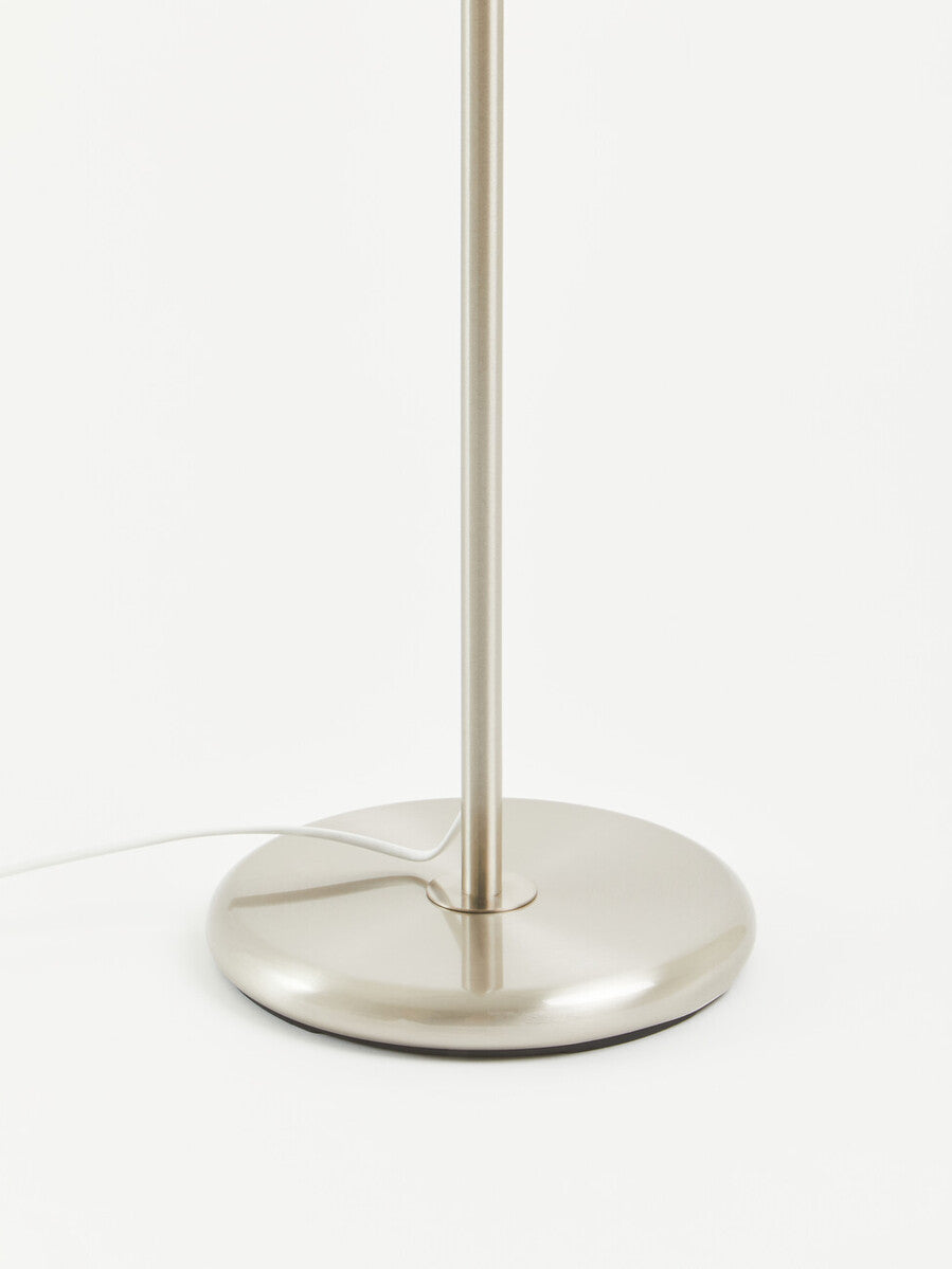 Black Waffle Effect Shade Floor Lamp | Forma