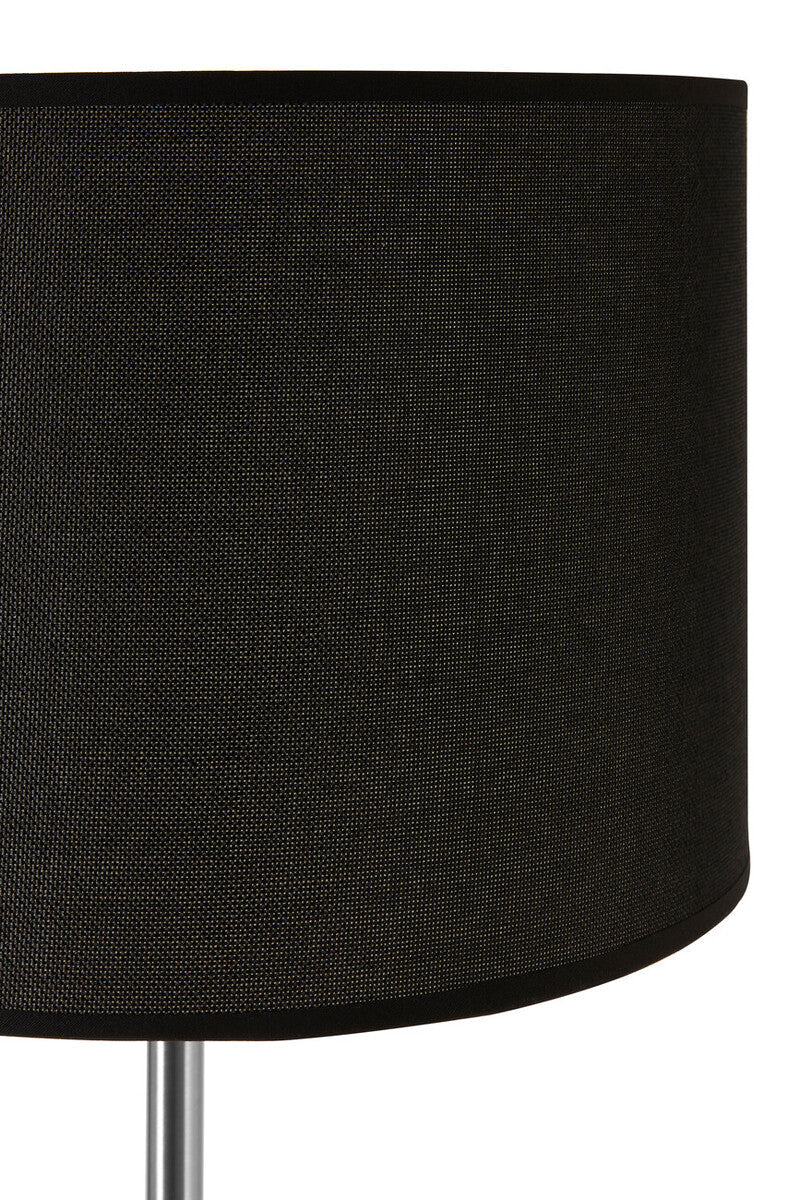 Black Waffle Effect Shade Floor Lamp | Forma