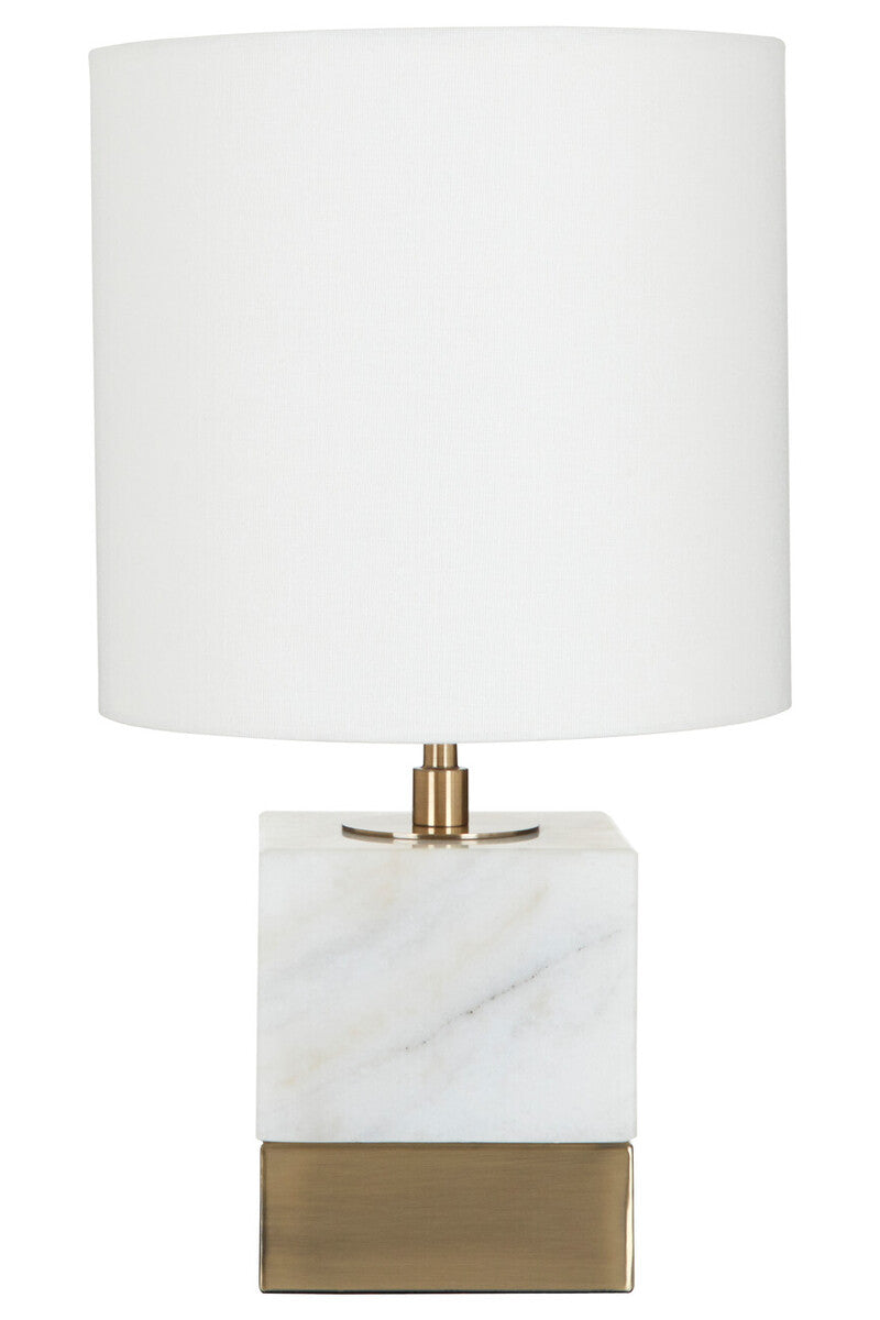White Marble Accent Lamp | Sorado