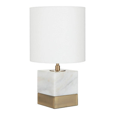 White Marble Accent Lamp | Sorado