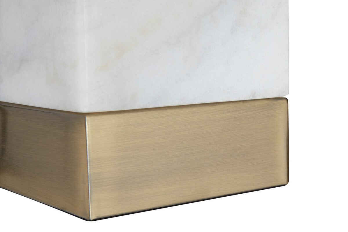 White Marble Accent Lamp | Sorado