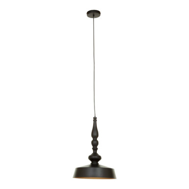 Small Leni Black and Gold Pendant Light | Lenno