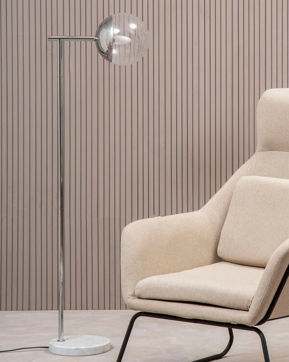 Chrome Finish Floor Lamp | Revive