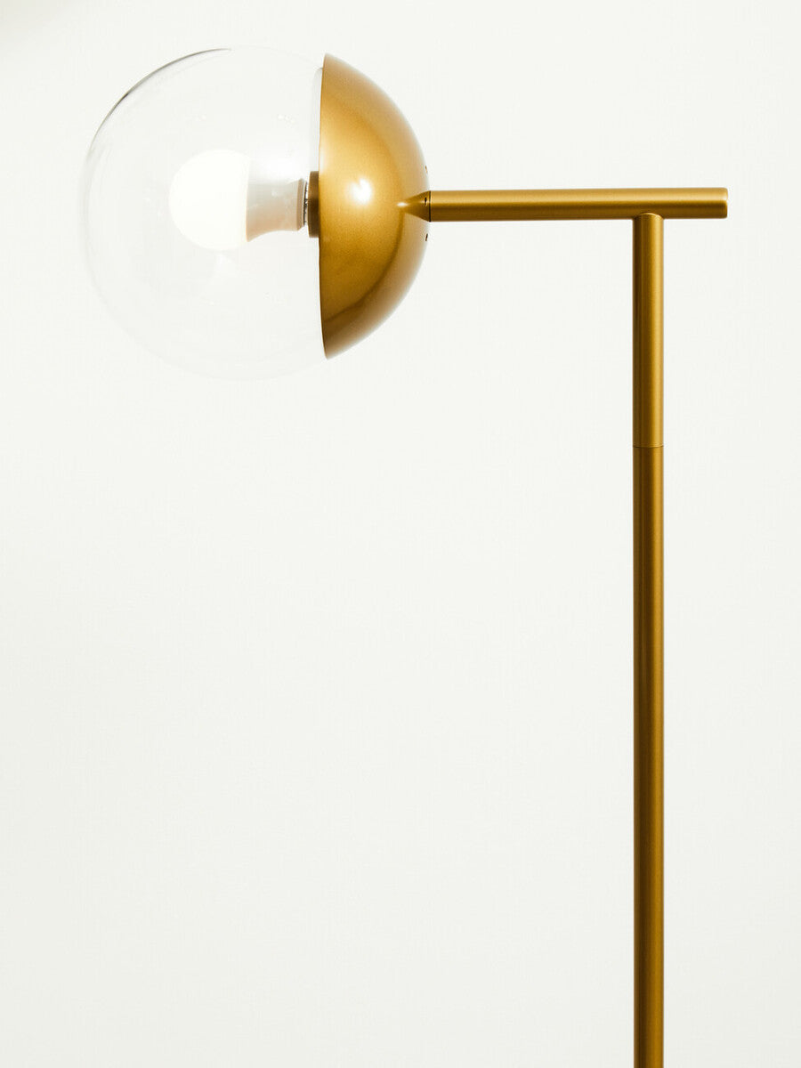 Gold Finish Metal Floor Lamp | Revive