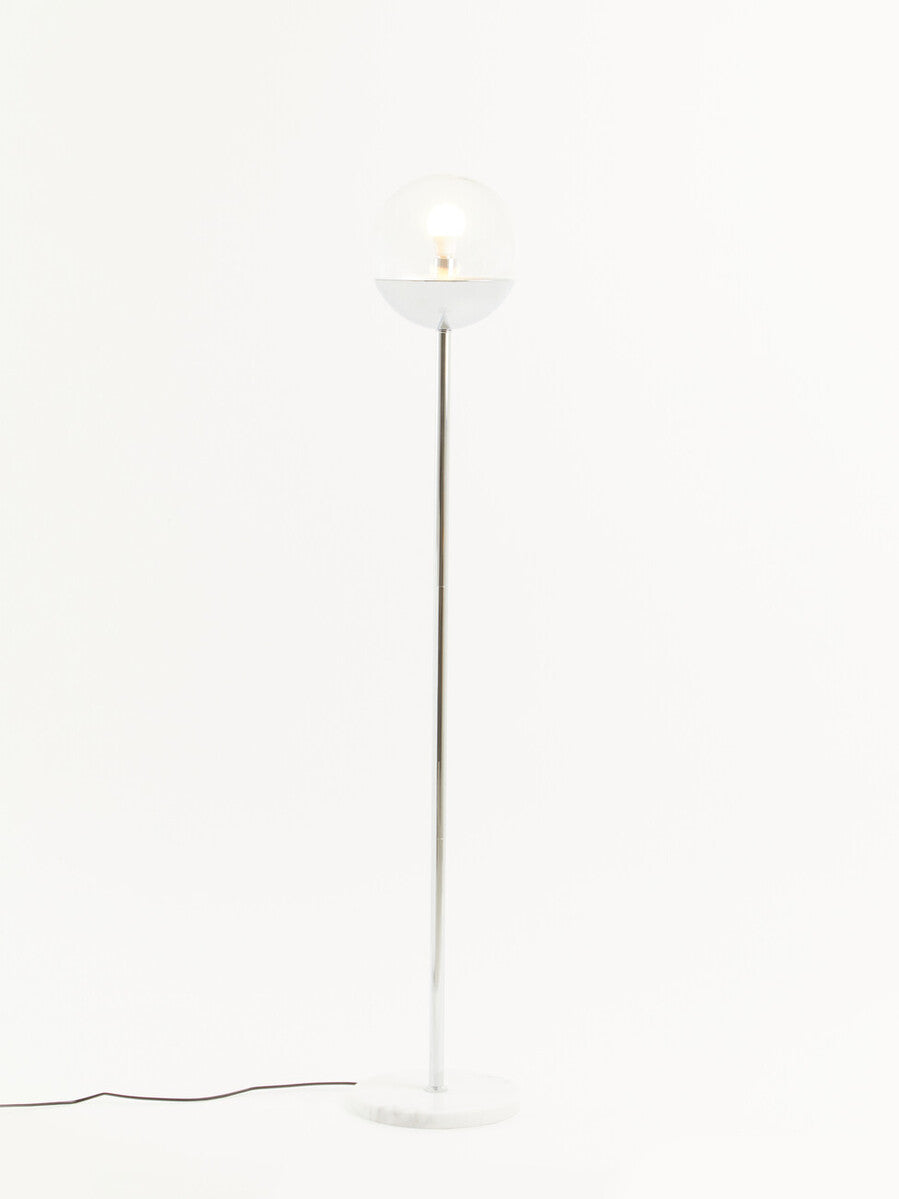 Chrome Finish Metal Floor Lamp | Revive