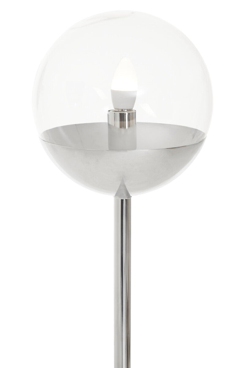 Chrome Finish Metal Floor Lamp | Revive