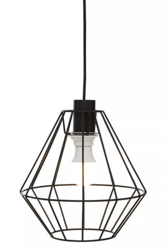 Black Cage Pendant Light | Wyra