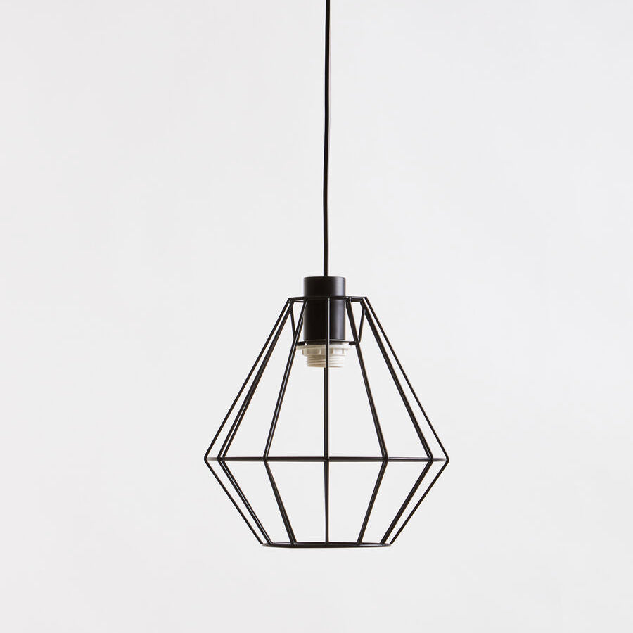 Black Cage Pendant Light | Wyra