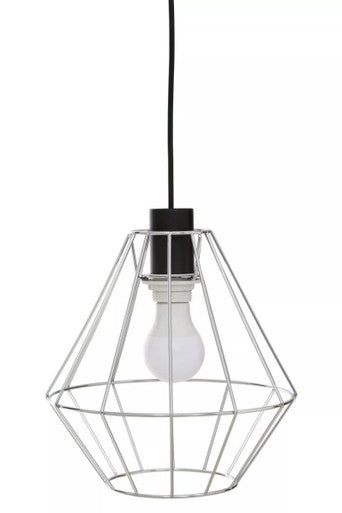 Chrome Cage Pendant Light | Wyra