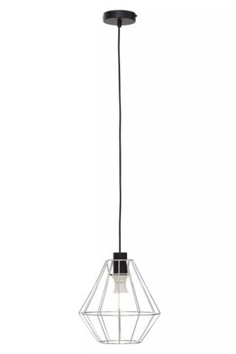 Chrome Cage Pendant Light | Wyra