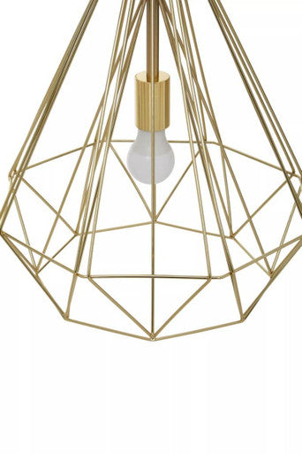 Champagne Gold Conical Pendant Light | Wyra