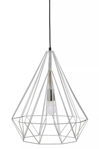 Chrome Conical Pendant Light | Wyra