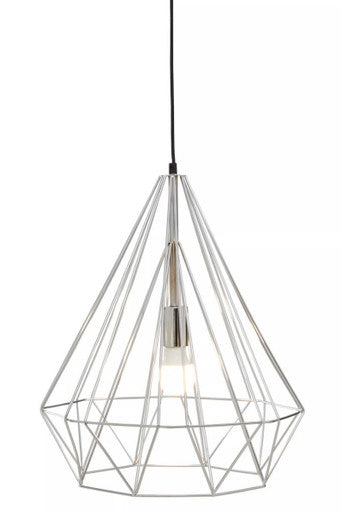 Chrome Conical Pendant Light | Wyra