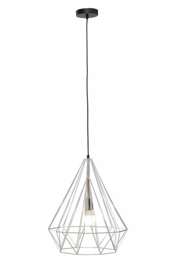 Chrome Conical Pendant Light | Wyra