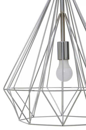 Chrome Conical Pendant Light | Wyra
