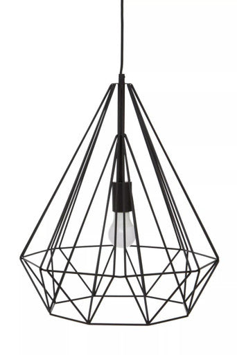 Black Conical Pendant Light | Wyra