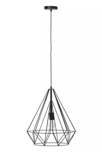 Black Conical Pendant Light | Wyra