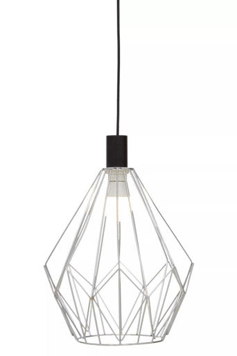 Chrome Gold Frame Pendant Light | Wyra