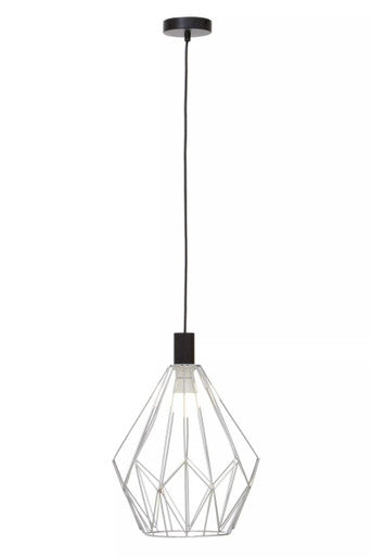Chrome Gold Frame Pendant Light | Wyra