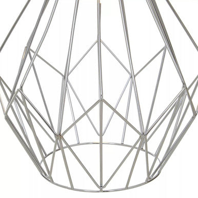 Chrome Gold Frame Pendant Light | Wyra